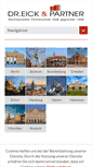 Mobile Screenshot of dr-eick.de